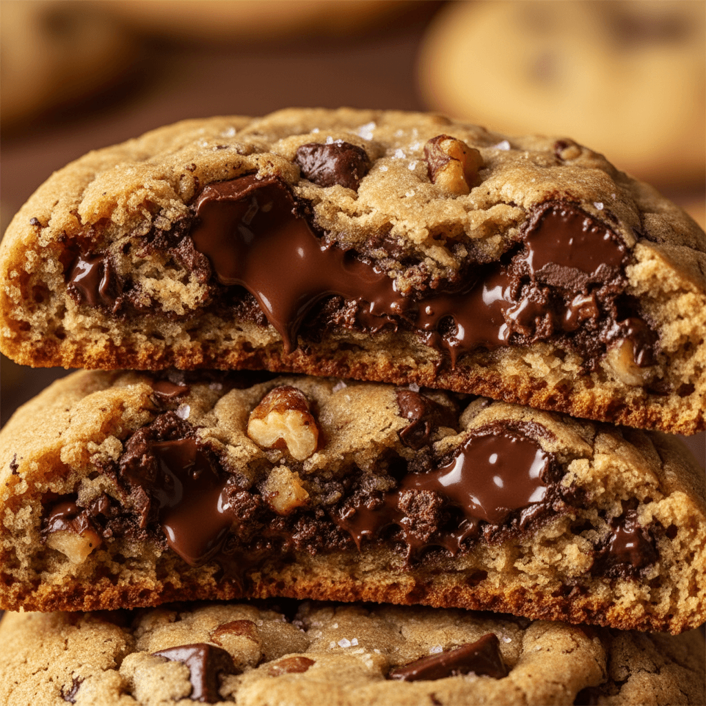 Close-up of cookie texture showing quality ingredients